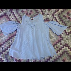 Light blue blouse